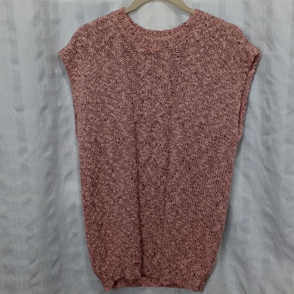 Vintage Fashion Crossroads Sleeveless Knit Sweater - Picture 1 of 9